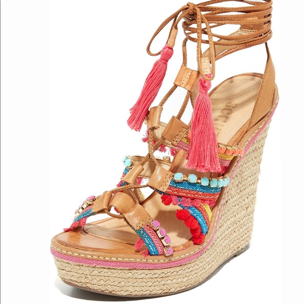 SCHUTZ Women's Mella Espadrille Wedge Sandal